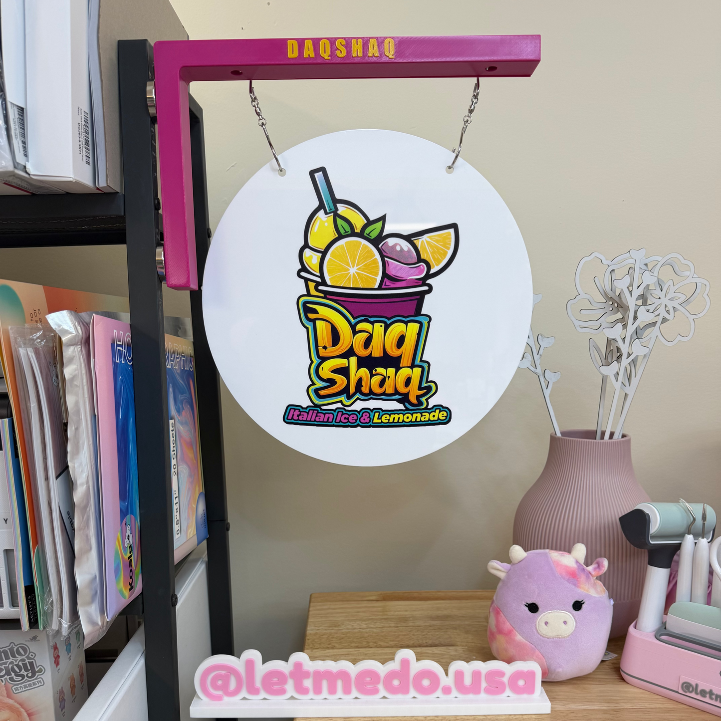 Custom Magnetic Business UV printed Logo Tent Sign