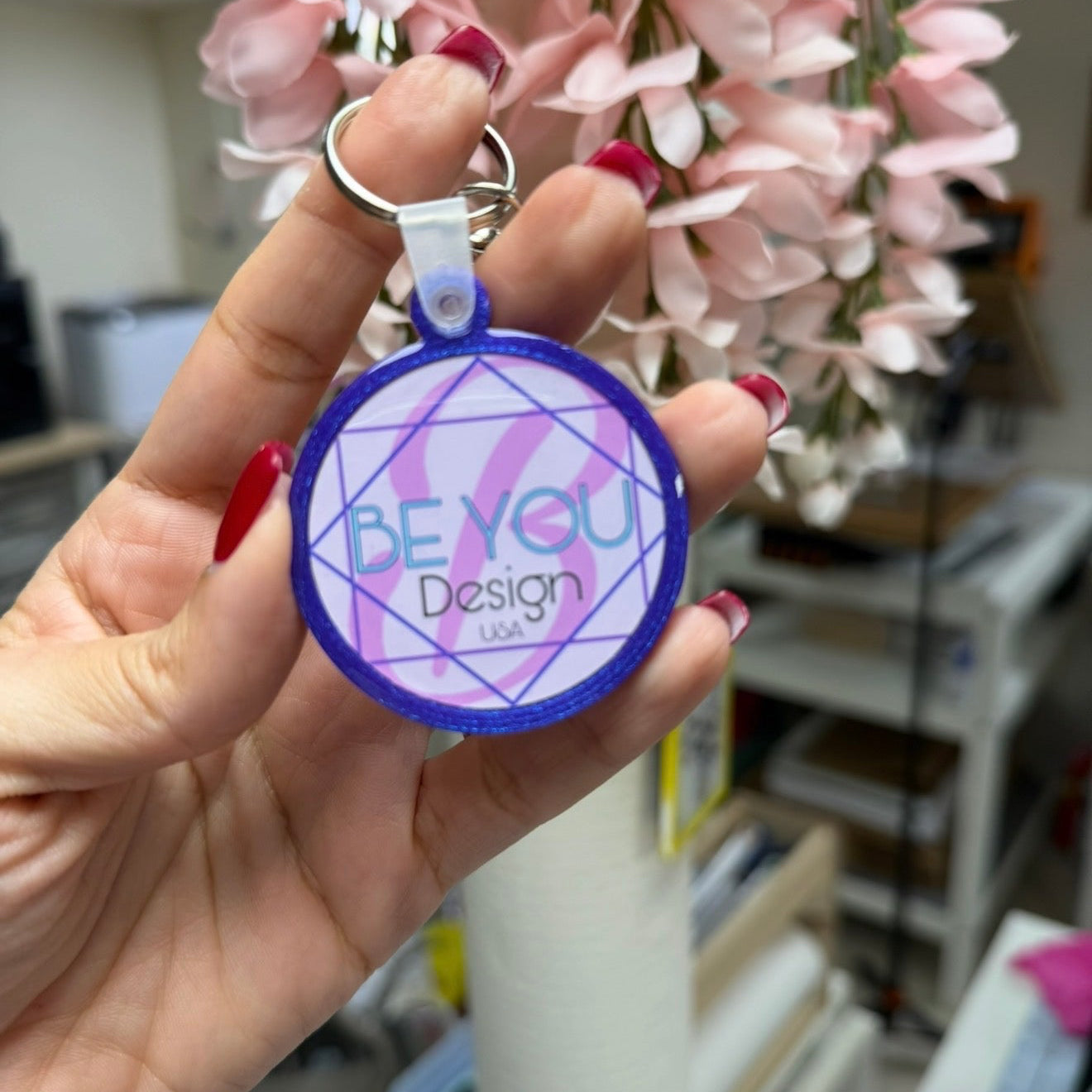 Custom Smart Keychain with NFC