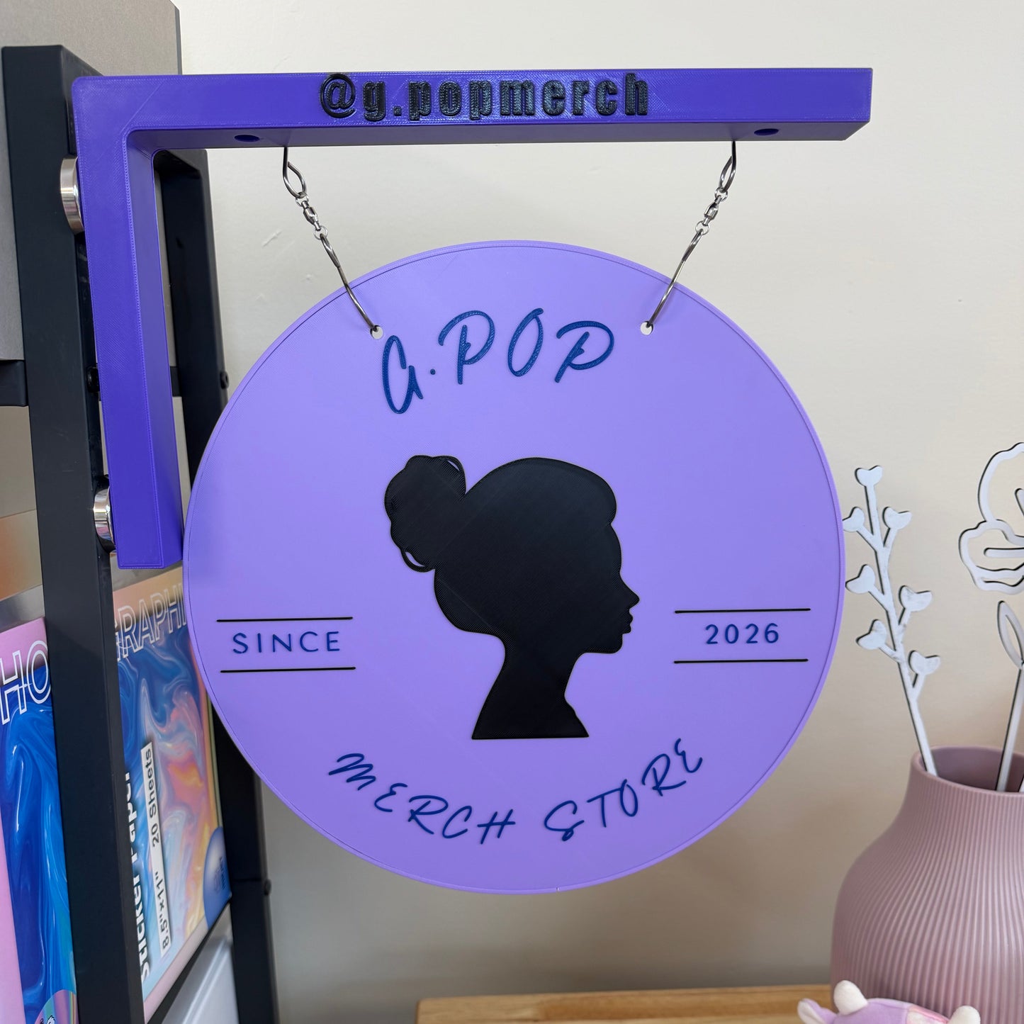 Custom Magnetic 3D Printed Business Logo Tent Sign
