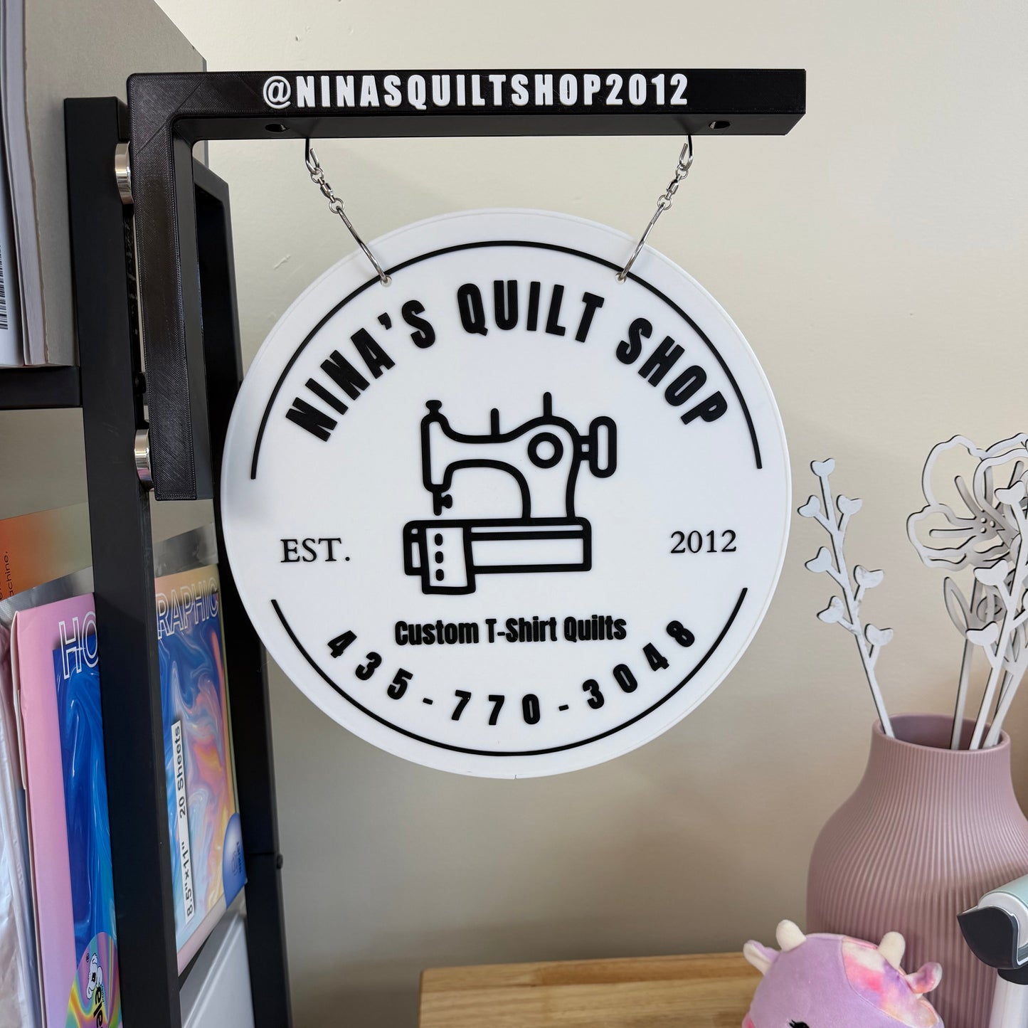 Custom Magnetic 3D Printed Business Logo Tent Sign