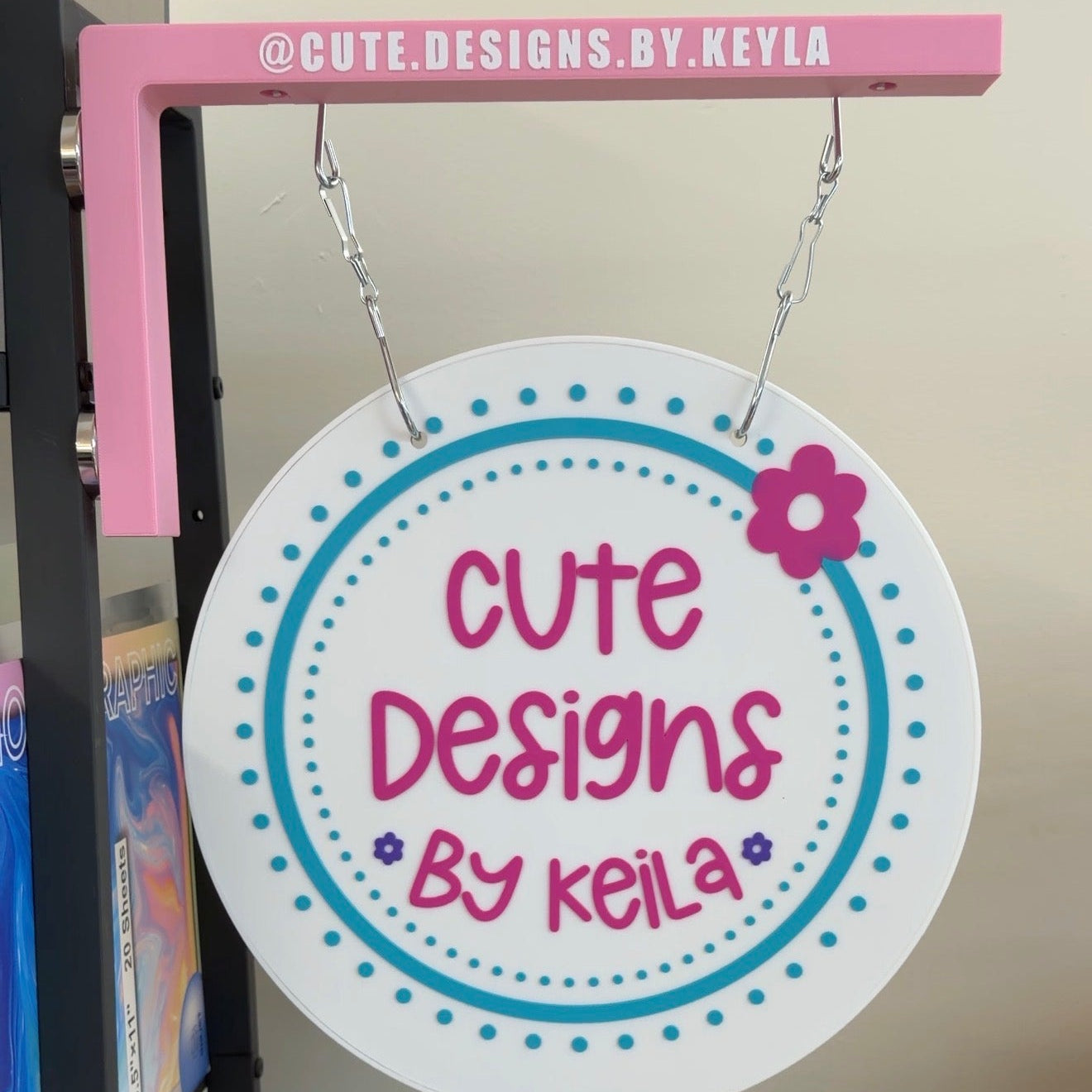 Custom Magnetic 3D Printed Business Logo Tent Sign