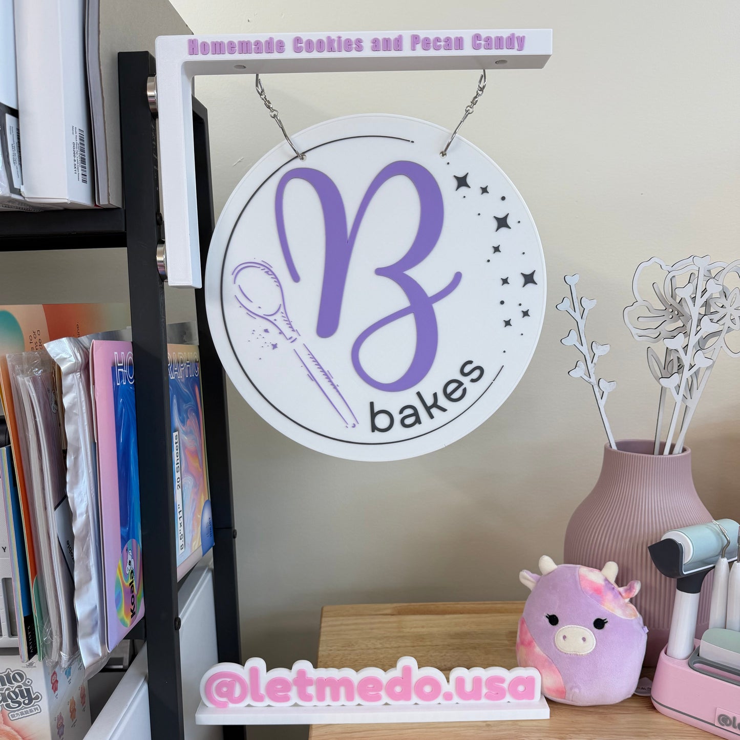 Custom Magnetic 3D Printed Business Logo Tent Sign
