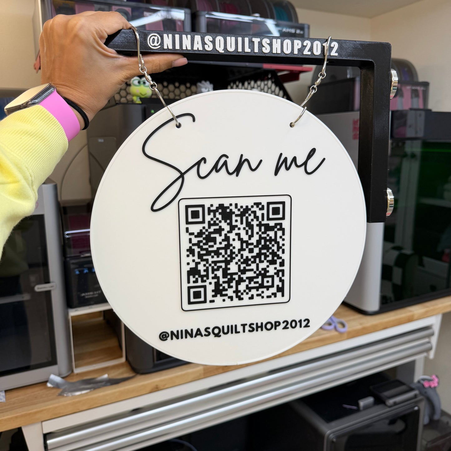 Custom Magnetic 3D Printed Business Logo Tent Sign