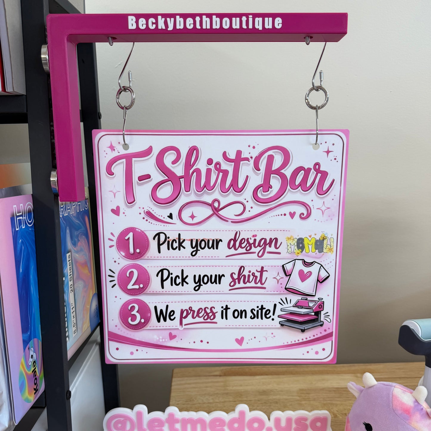 Custom Magnetic Business UV printed Logo Tent Sign