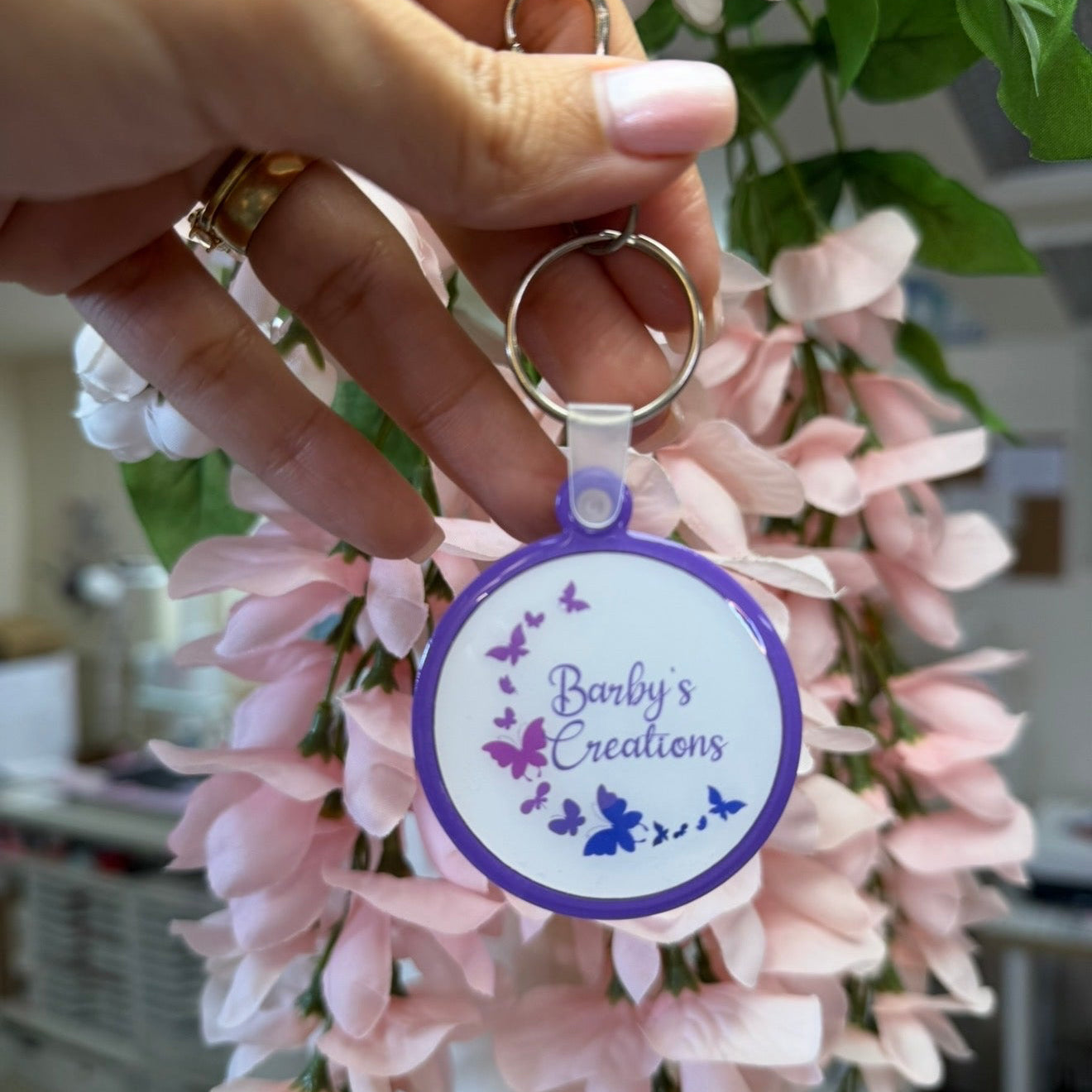 Custom Smart Keychain with NFC