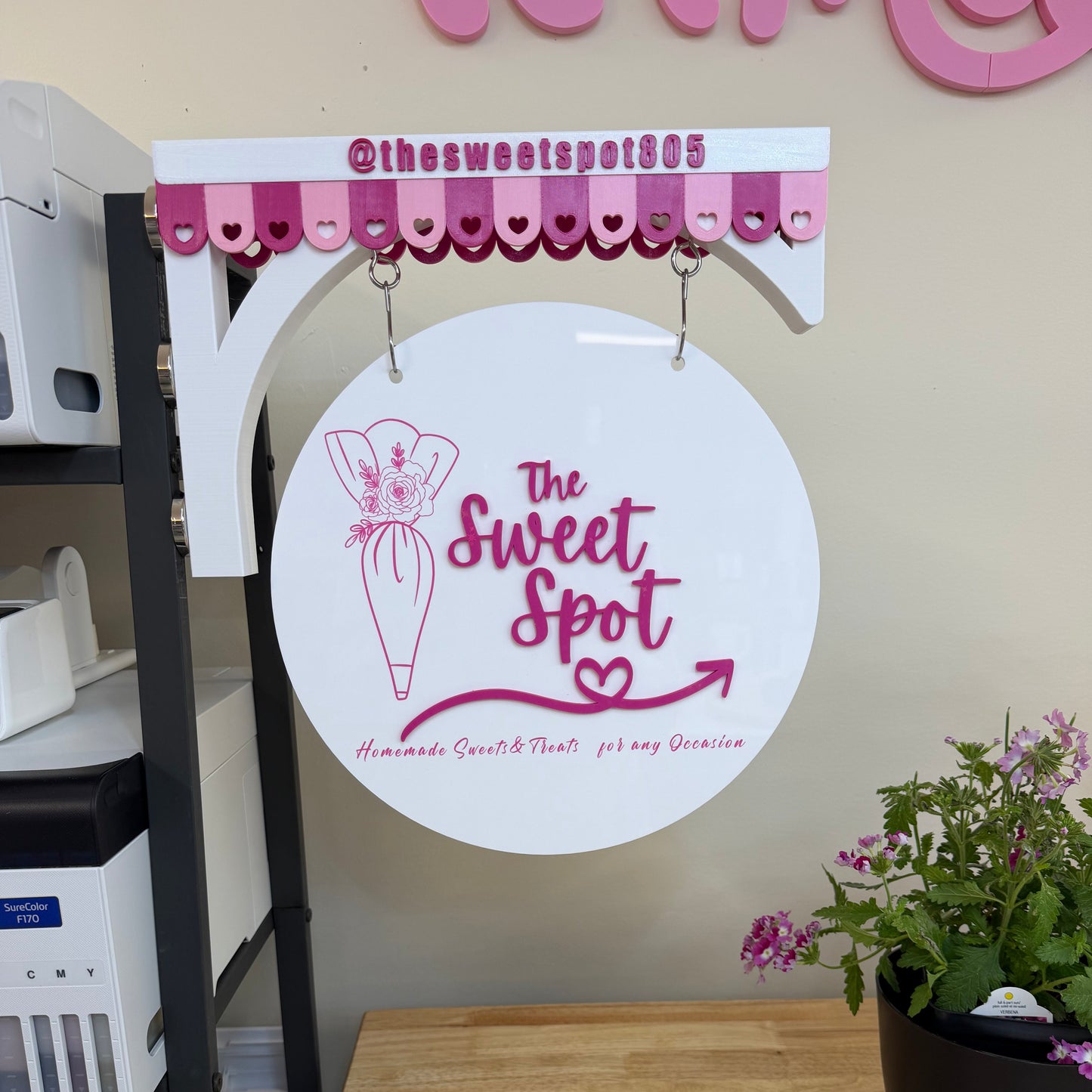 Custom Magnetic Premium Layered Logo Tent Sign - (Signature Style)