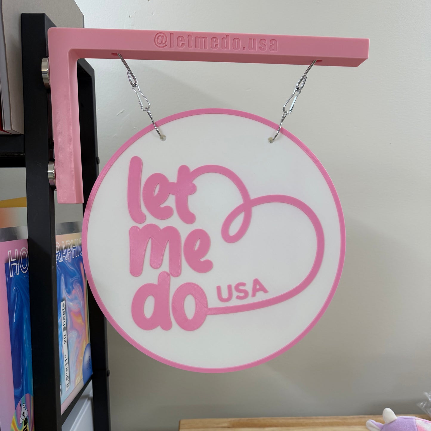 Custom Magnetic 3D Printed Business Logo Tent Sign