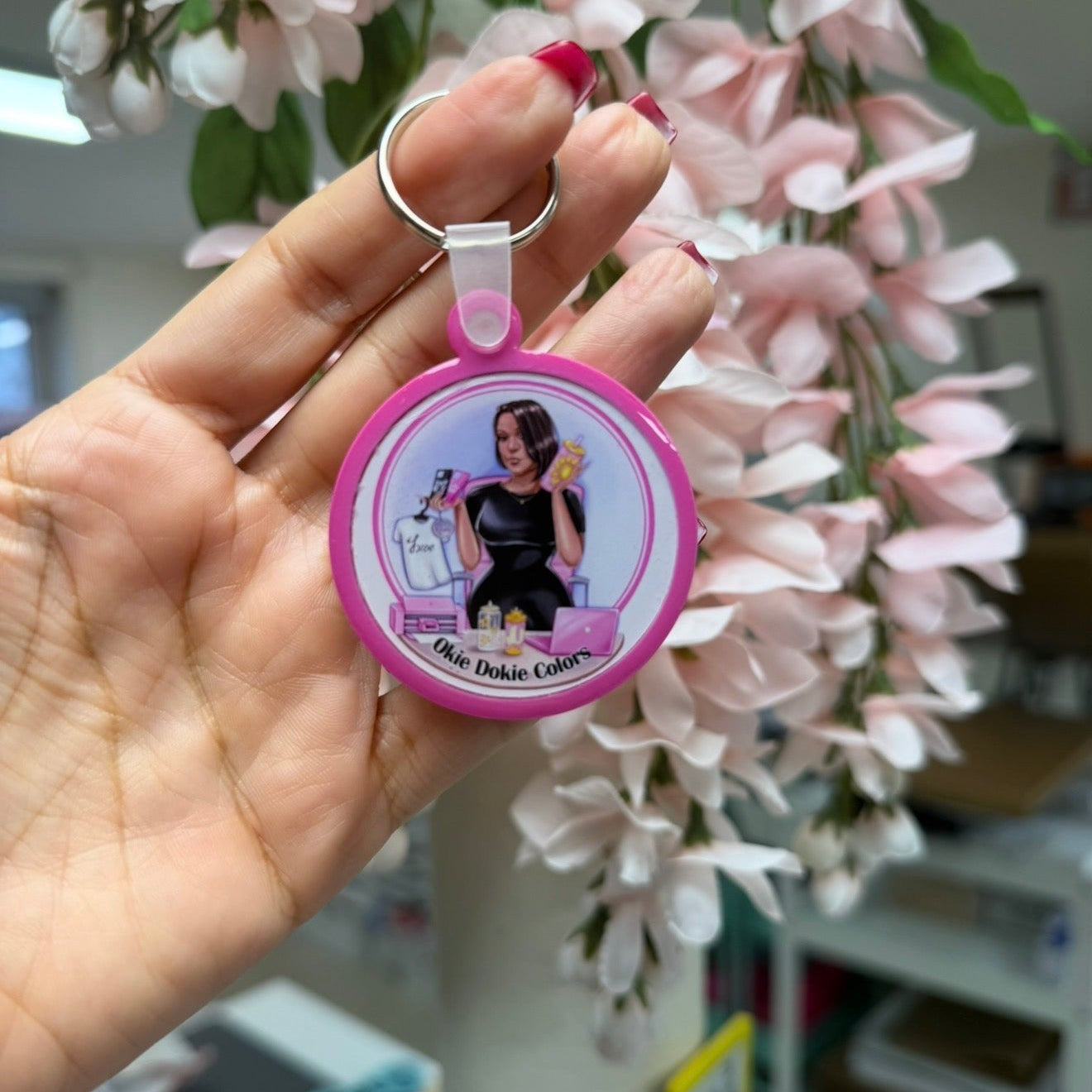 Custom Smart Keychain with NFC