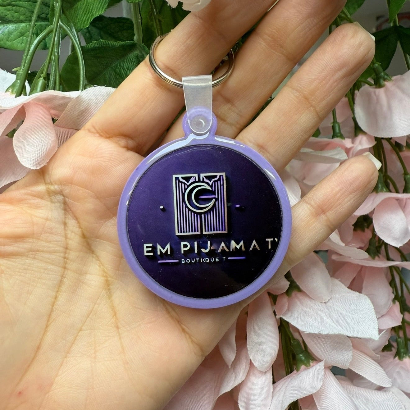 Custom Smart Keychain with NFC