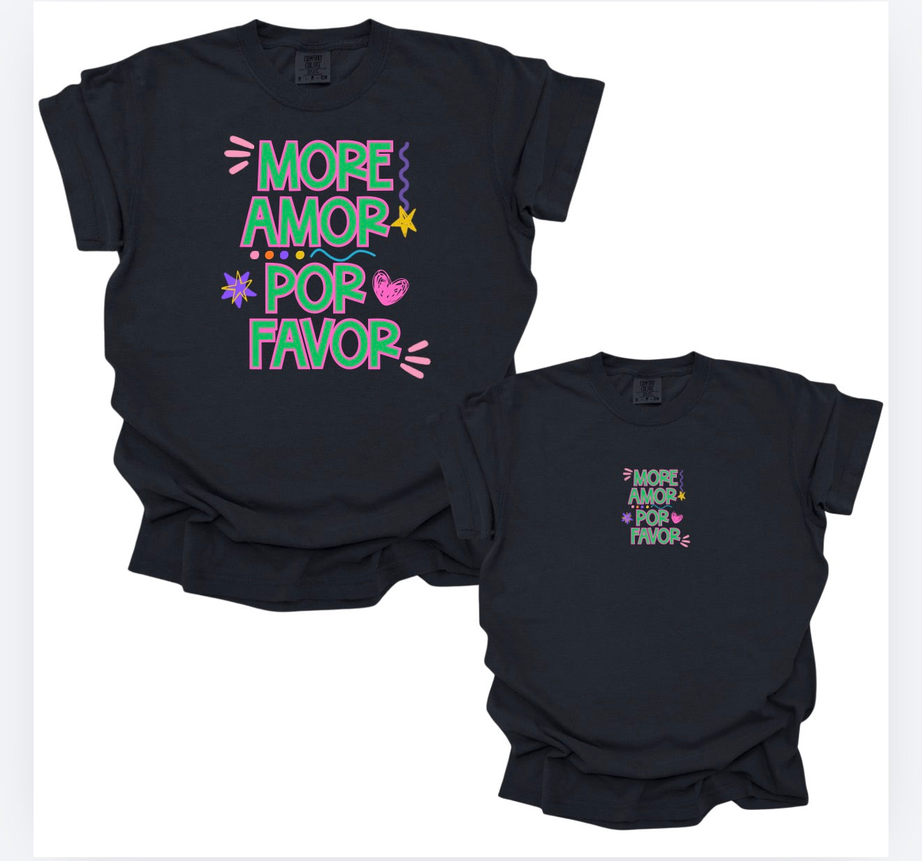 More Amor Por Favor – Cute Spanish Graphic Tee