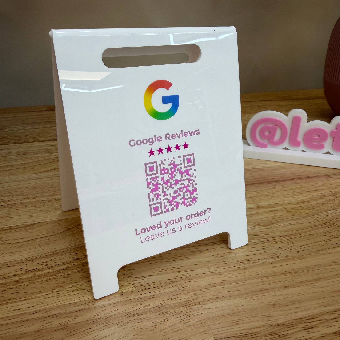 Custom Mini A-Frame Sign