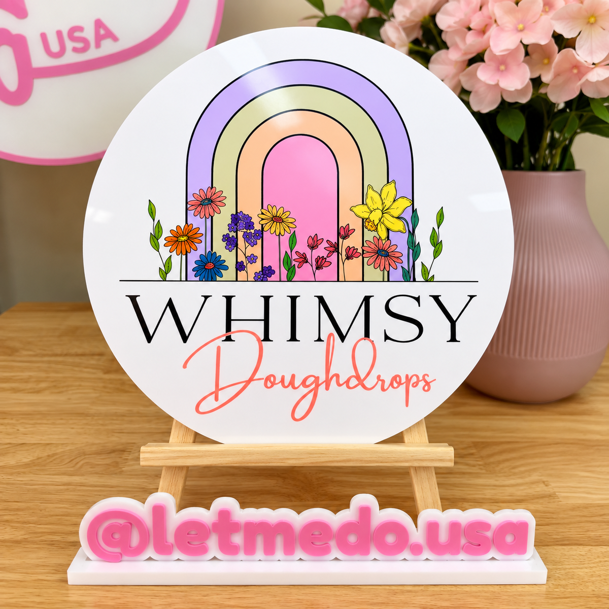 UV Printed Logo Sign