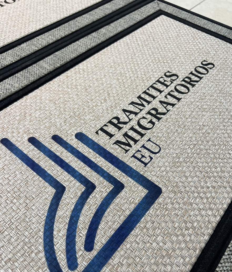 Custom Logo Heavy-Duty Doormat – Professional Branding for Your Entryway