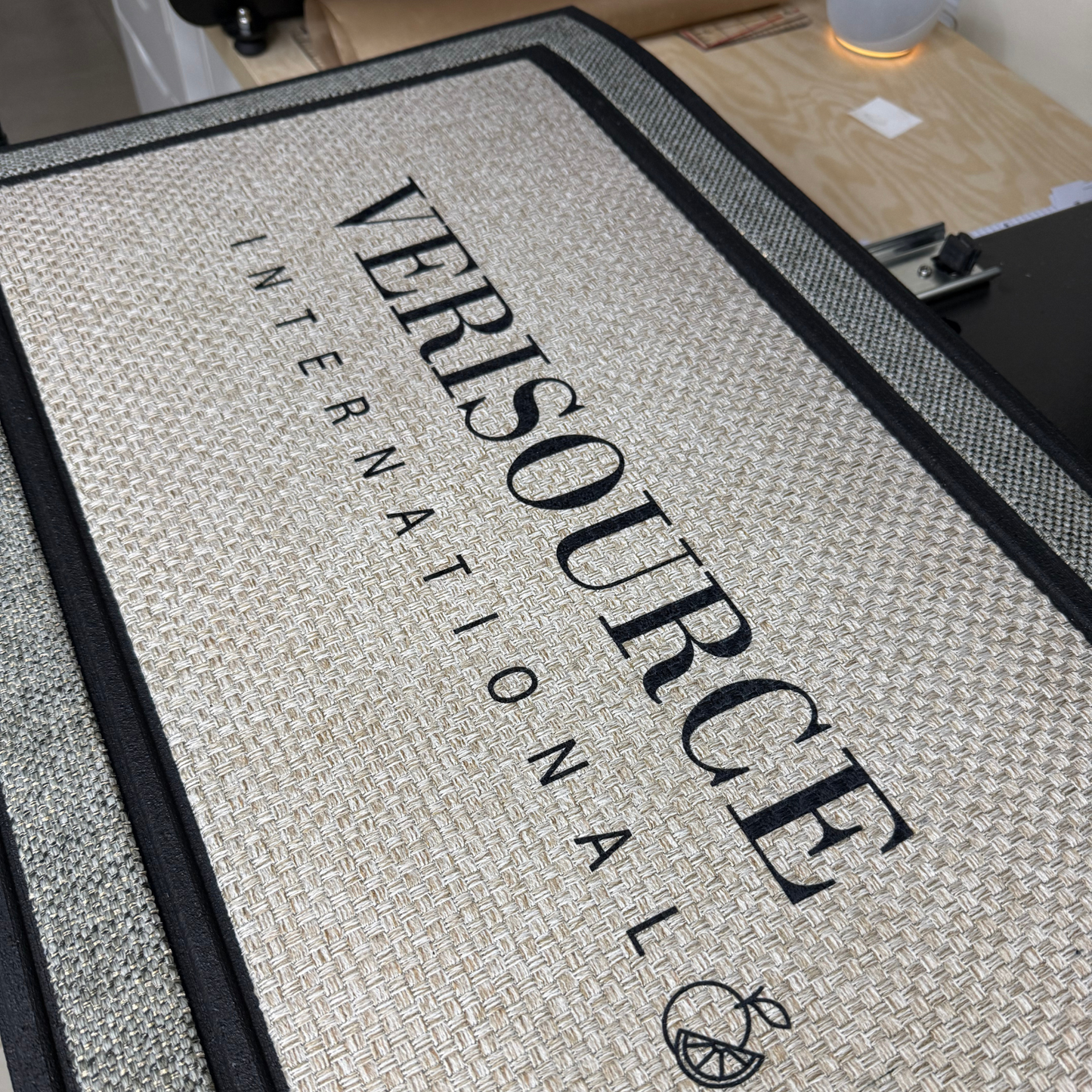 Custom Logo Heavy-Duty Doormat – Professional Branding for Your Entryway