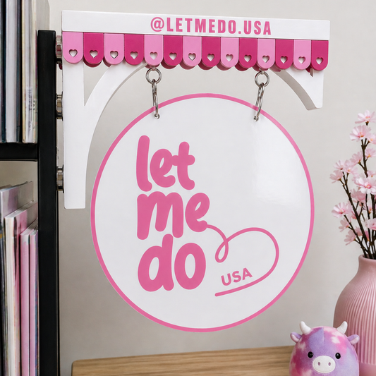 Custom UV Printed Round Logo Tent Sign – (Signature Style)