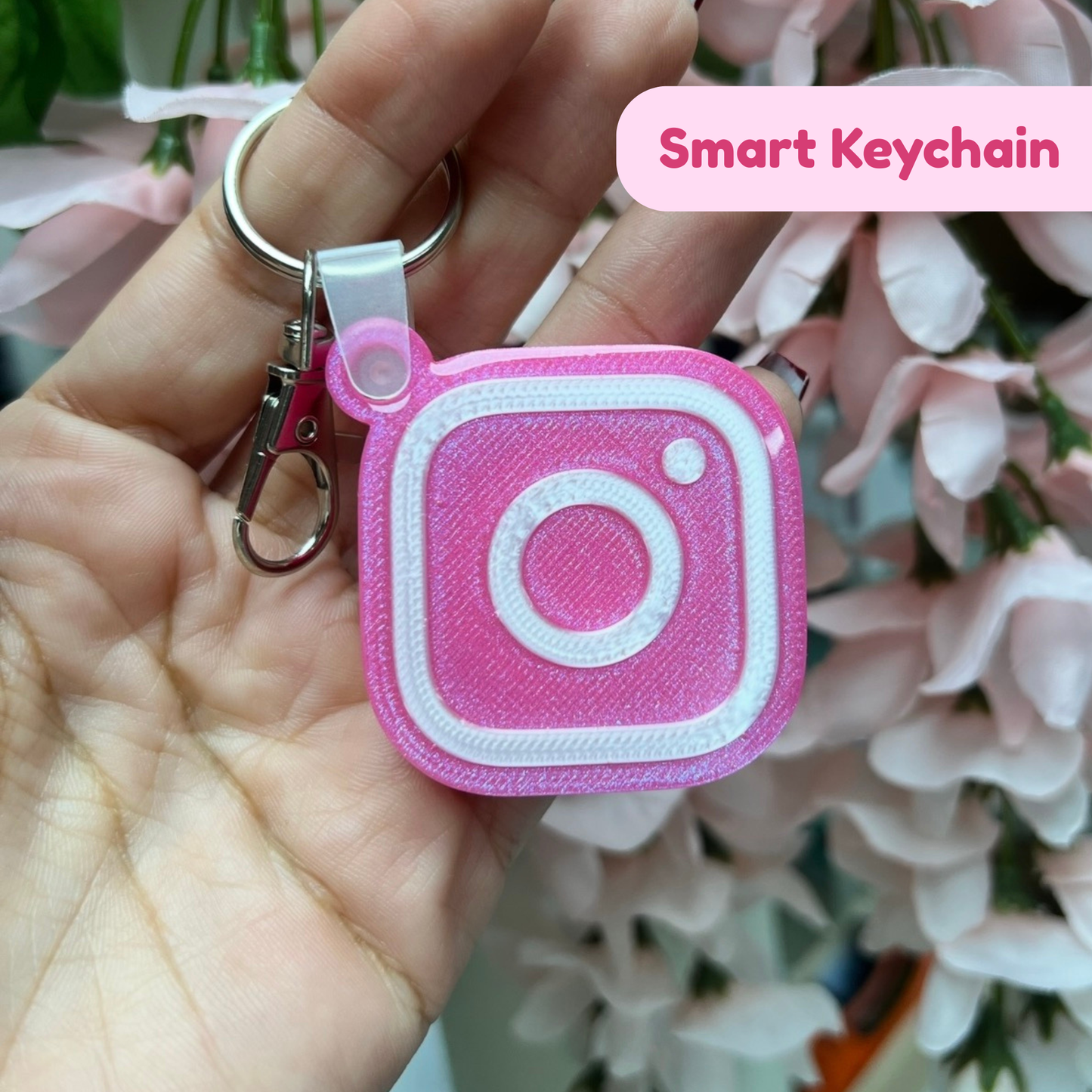 Instagram Smart Keychain with NFC