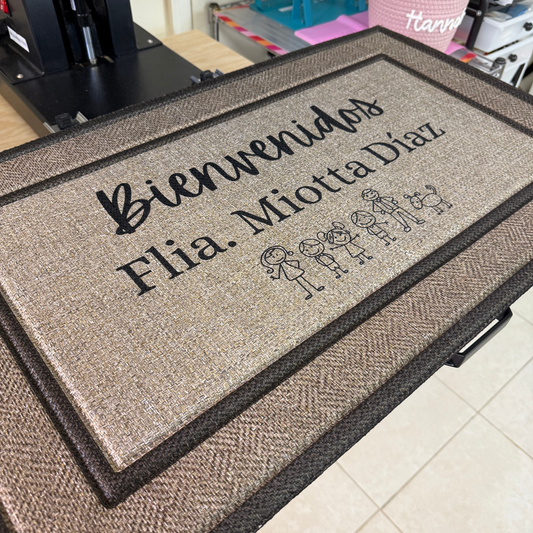 Custom Family Heavy-Duty Doormat