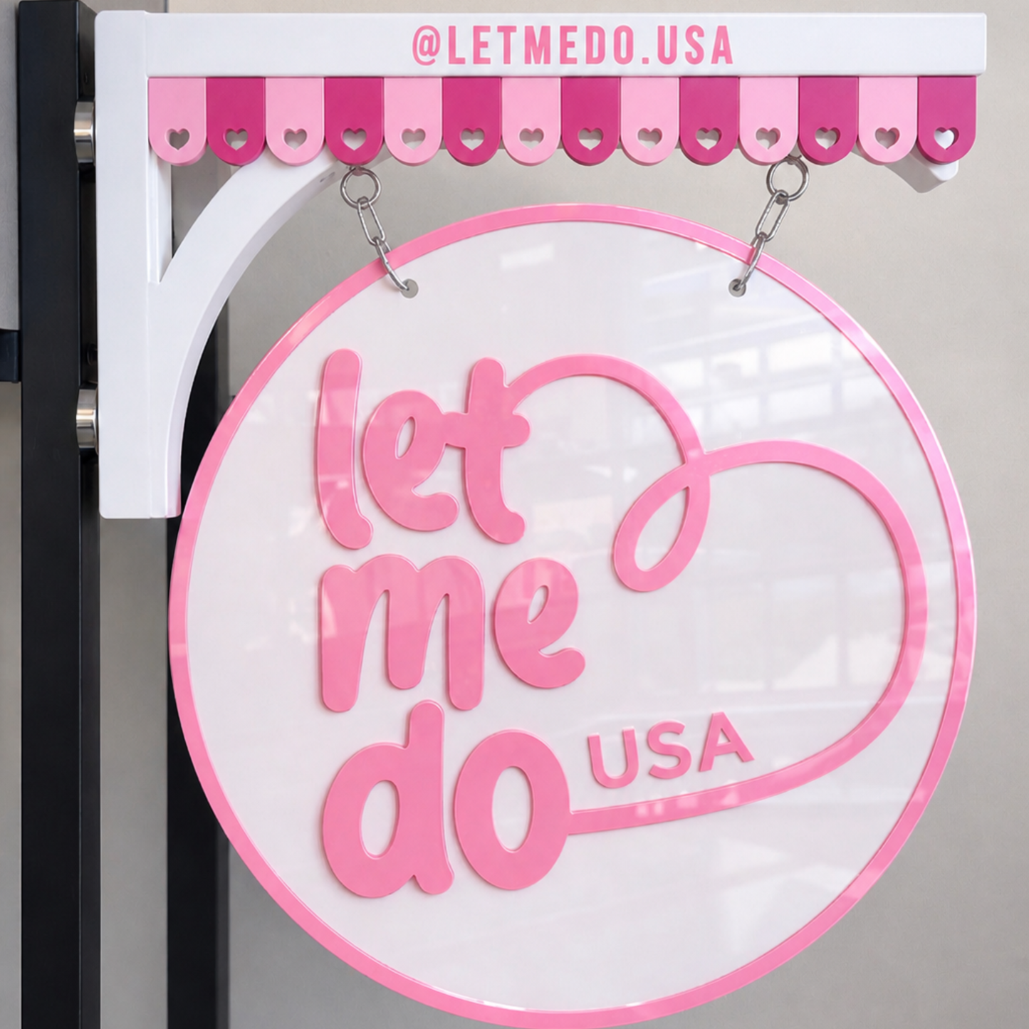 Custom Magnetic Premium Layered Logo Tent Sign - (Signature Style)