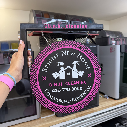 Custom Magnetic 3D Printed Business Logo Tent Sign