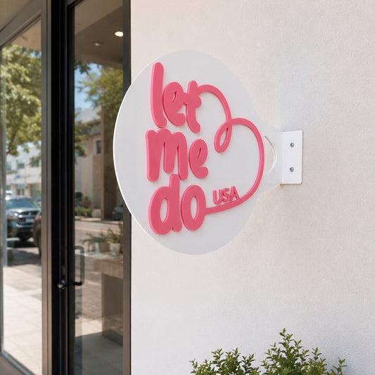 Wall Blade Logo Sign - Premium Layered Acrylic